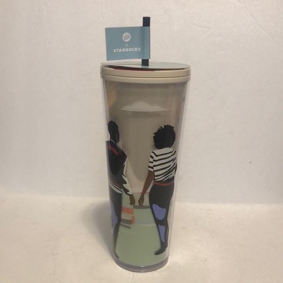 New STARBUCKS 2024 Black History 24oz Tumbler w/Straw-Designed by Damon Brown - Picture 1 of 6